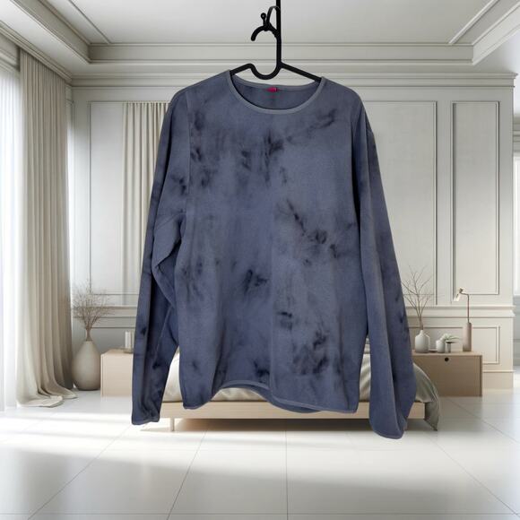 🔥 Lululemon Lab Fleece Diamond Dye Crew – Asphalt Grey 🔥 - Picture 1 of 3